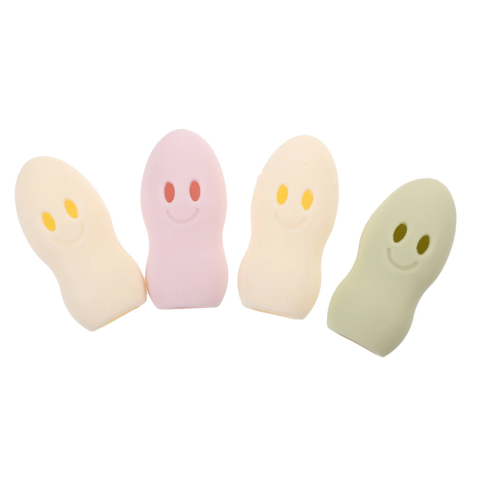 4 Pcs Lids Travel Toothbrush Silicone Case Covers Portable Protective Silica Gel Toddler Child