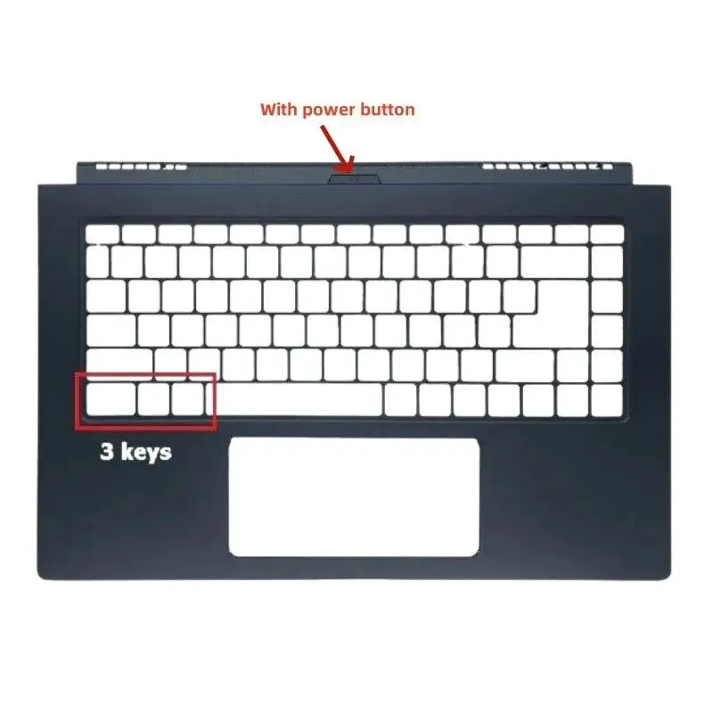 

New Laptop For PS63 MS-16S1 MS-16S2 15.6' Upper Case Palmrest Cover C Shell Dark Blue