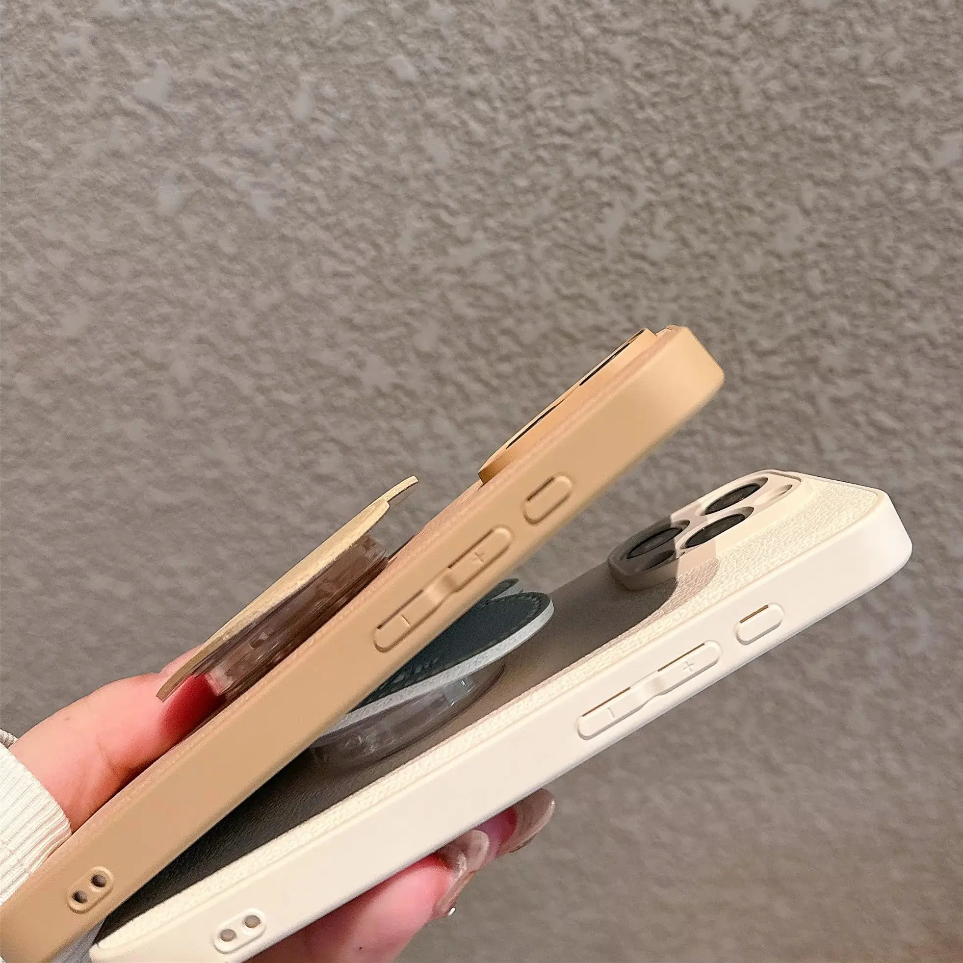 حافظة جلدية لهاتف آيفون 16 15 14 13 12 Mini 11 Pro X XS XR Max 8 7 Plus SE غطاء مضاد للصدمات