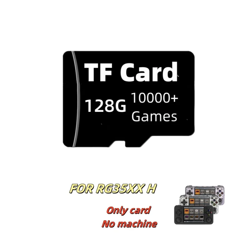 For ANBERNIC RG35XX H TF Card Classic Retro Game Memory Card PS1 PSP GBA GB NEOGEO N64 SEGA Portable Handheld Plug&Play 256G