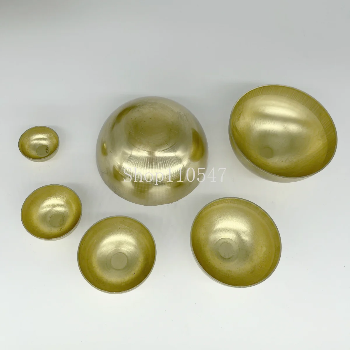 1pcs Hollow Brass Hemisphere Half Sphere Diameter 30 40 60 70mm Thickness 11.21.52mm for Decoration
