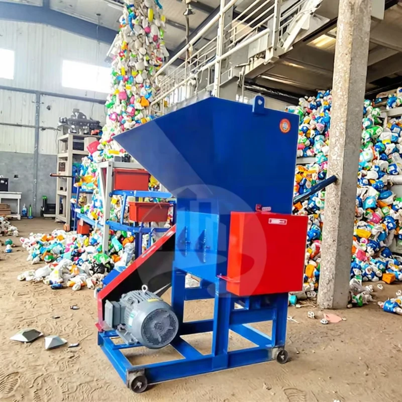 الصناعية PE PET البلاستيك التقطيع كسارة مزدوجة رمح كسارة النفايات PVC PP PC المواد النفايات كسارة بلاستيكية للزجاجة