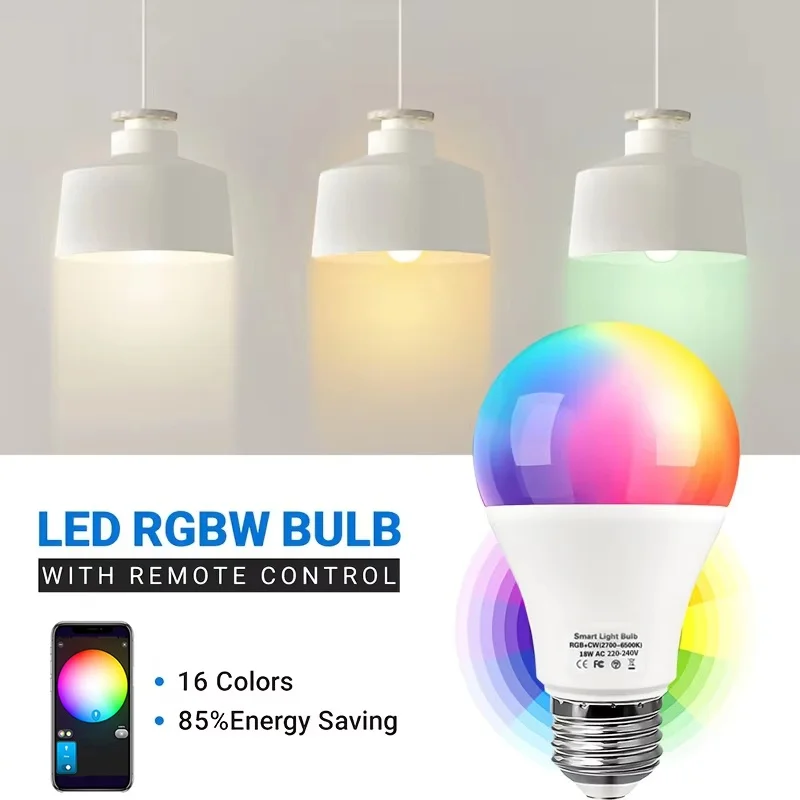 Tuya Smart LED Light Bulb WiFi Bluetooth 110V 220V LED Lamp Intelligent Life APP With Alexa Google Assistant For Room Decoration