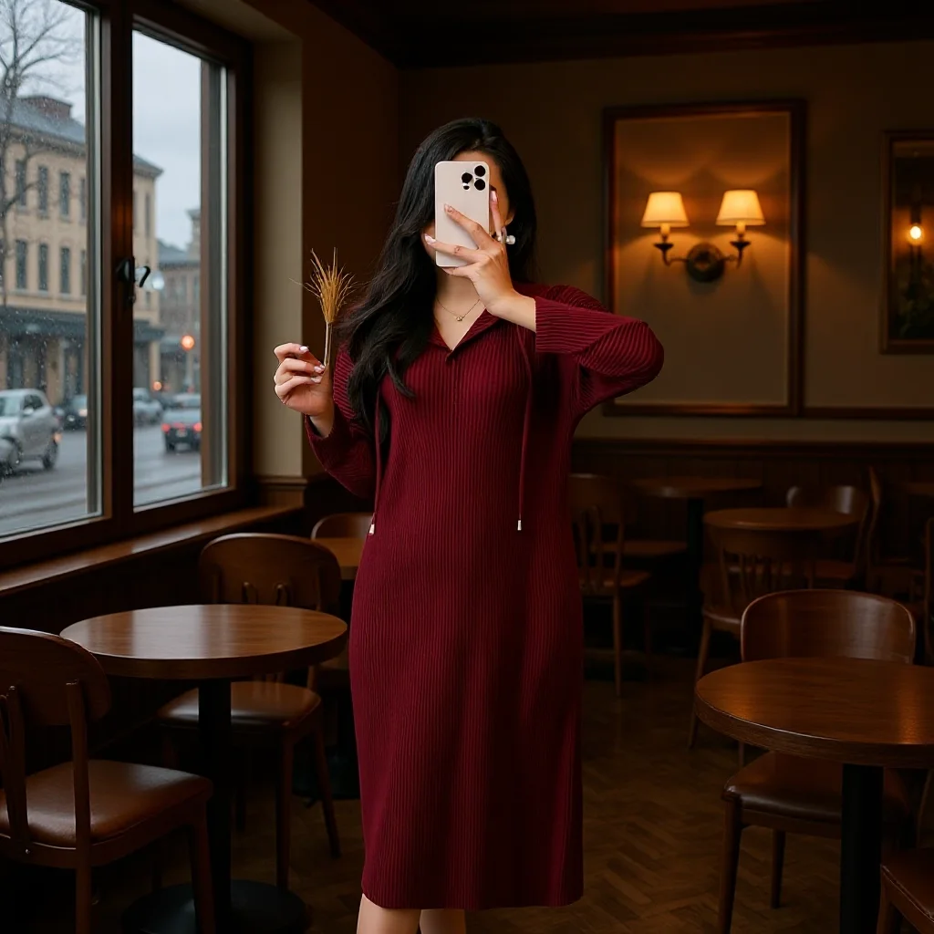 

Miyake плиссированное повседневное платье с капюшоном, свободная пригородная плиссированная прямая юбка, удобная длинная юбка с напуском, простая плиссированная