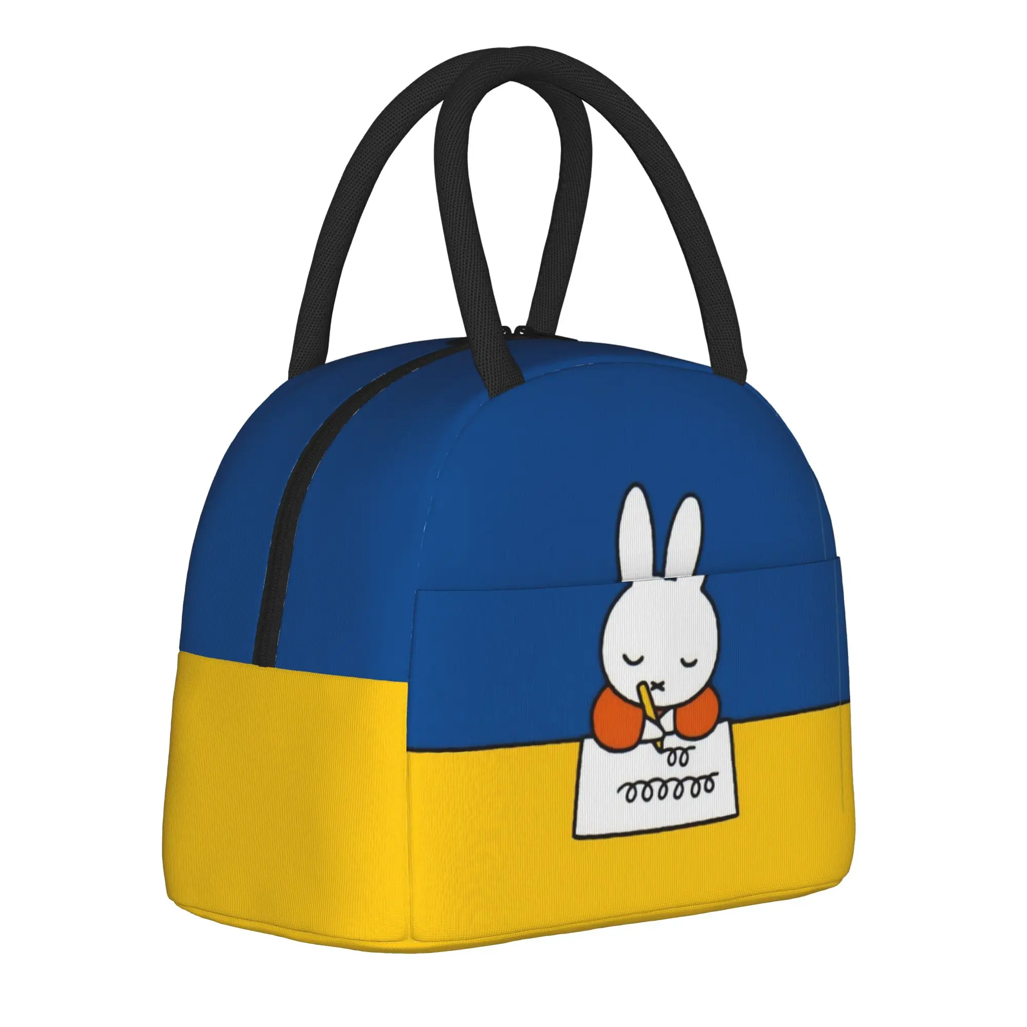 

Термосумка для обедов Miffy Cartoon, многоразовая, герметичная, для еды, контейнер для хранения продуктов, для работы и путешествий