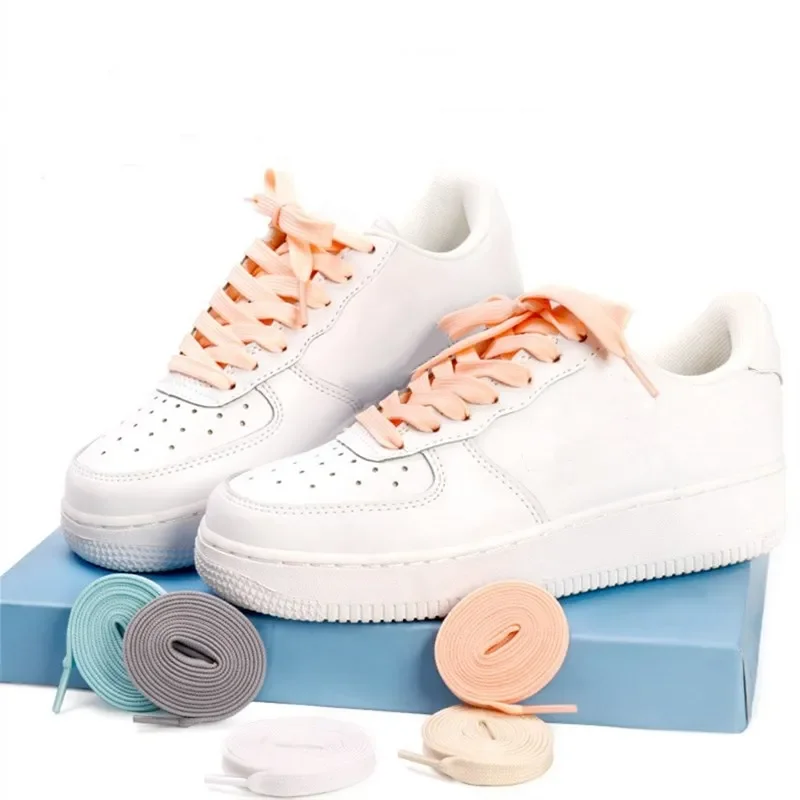 1 Paar solide, flache Schnürsenkel für Sneaker, Canvas-Schuhe, Damen- und Herrenschuhe, 21 Farben, Breite 0,8 cm, klassische Schnürsenkel für Schuhe. – Detail 13