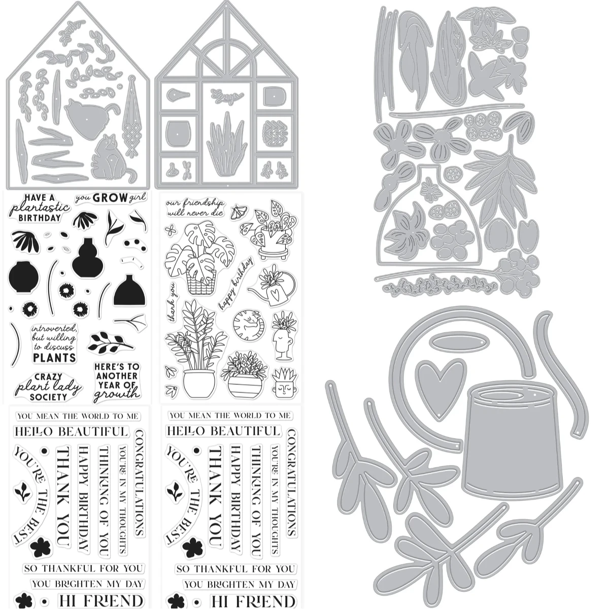 

Новые металлические вырубные штампы «Цветочные горшки» для скрапбукинга, декора дневников, трафареты для тиснения, шаблоны для открыток ручной работы, 2026