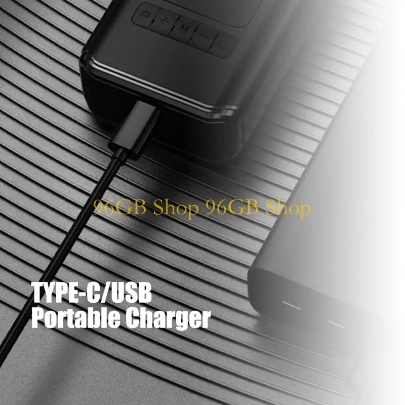 96GB Tire Inflator with Backlit Flashlight Pressure Gauge Portable Air Compressor