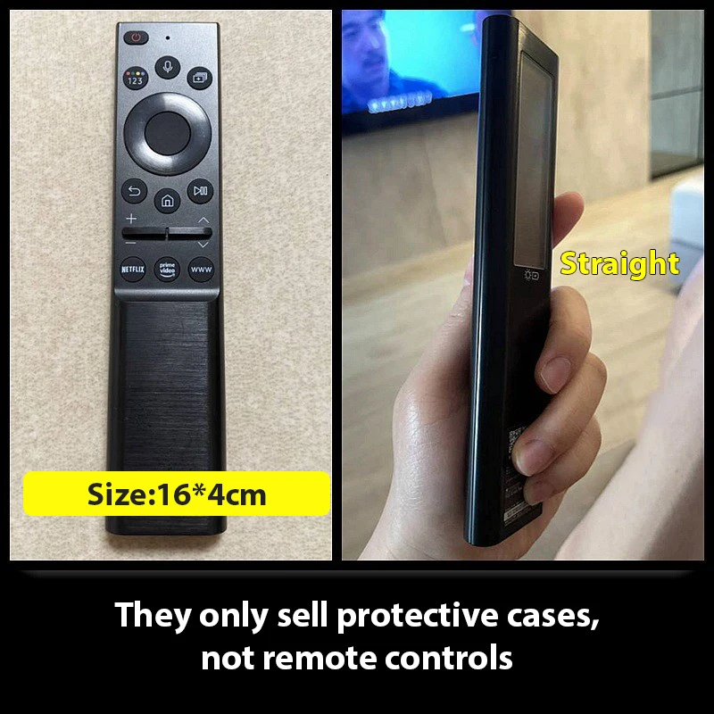 1PCS New Smart TV Solar Remote Control Protective Cover Anti-fall Thicken Silicone Non-slip BN59-01357 Protect Cases