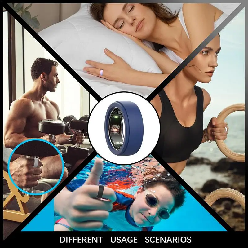 Silicone Ring Cover Anti Scratch Silicone Ring Protector Soft Elastic Shockproof Shell Accessories For Weightlifting Sport Men