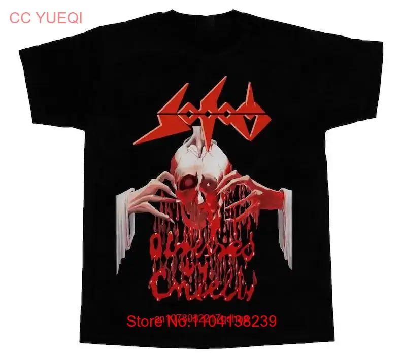 Sodom Obsessed By Cruelty T Shirt  Cotton Black Men S to 5XL PM1125 long or short sleeves