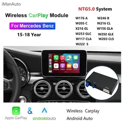 Draadloze Apple Carplay Module Voor Mercedes C/Glc/S Klasse W205 W253 Ntg5.0 Systeem Android Auto Box Car Play Interface