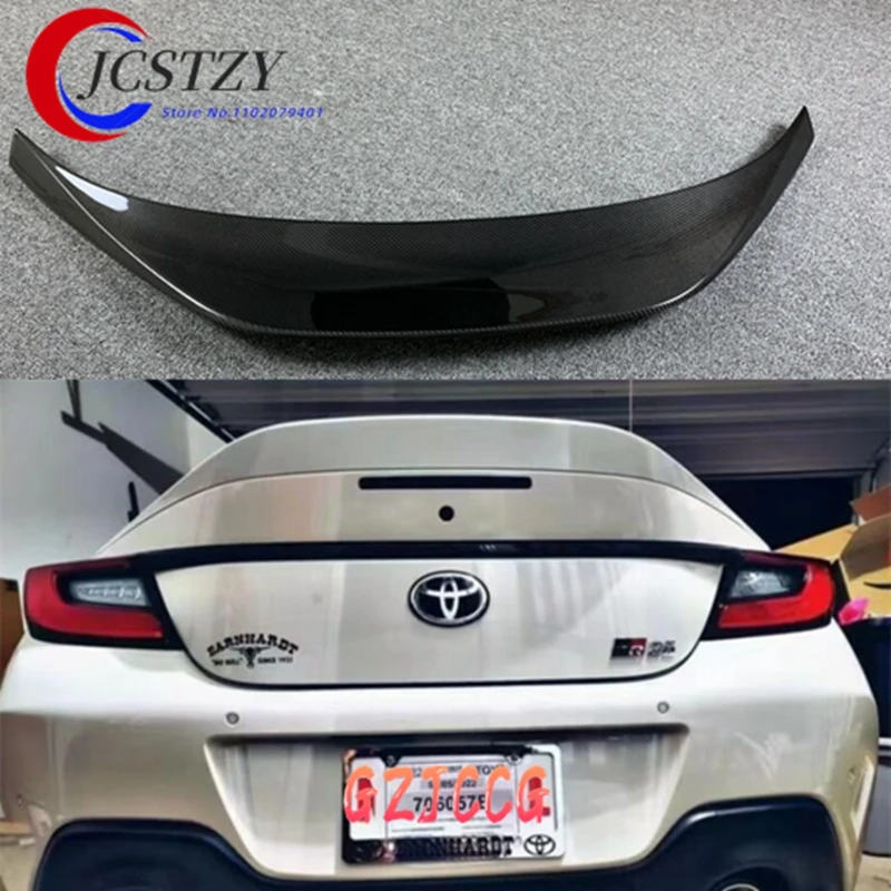 For TOYOTA ZA86 GR86 2022 2023 2024 Real Carbon Fiber / ABS Spoiler REAR WING TRUNK LIP SPOILERS High Quality