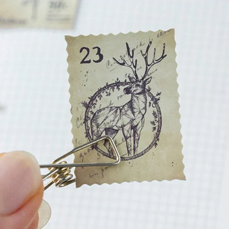 46pcs/box Kawaii Little Forest Post Office Mini Paper Sticker Decoration Diy Ablum Diary Scrapbooking Label Sticker Stationery