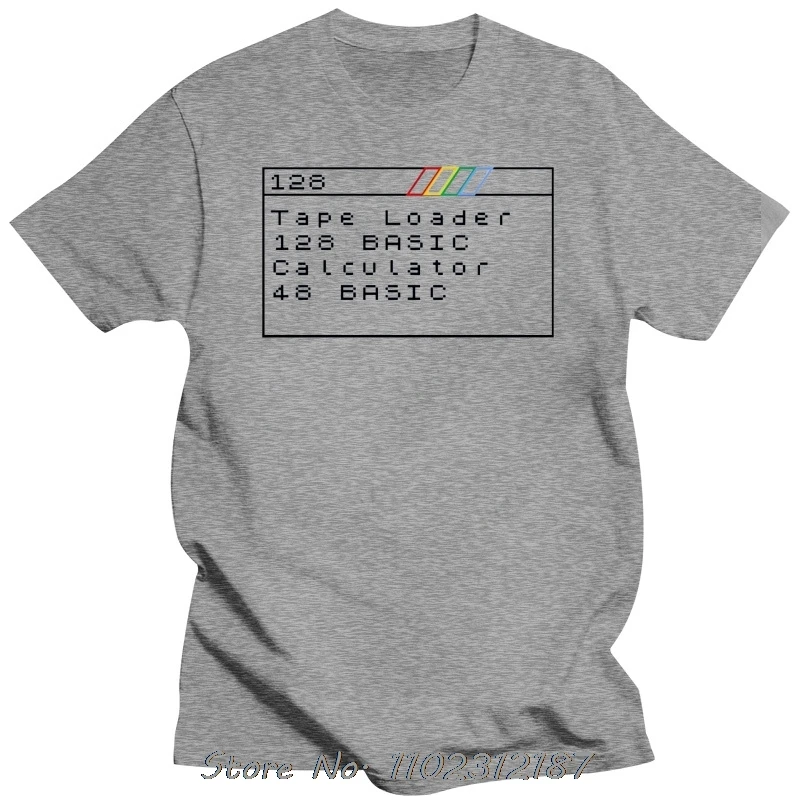 Tシャツ Funny Printed T Shirt Zx Spectrum 80S Computer Retro Geek Birthday