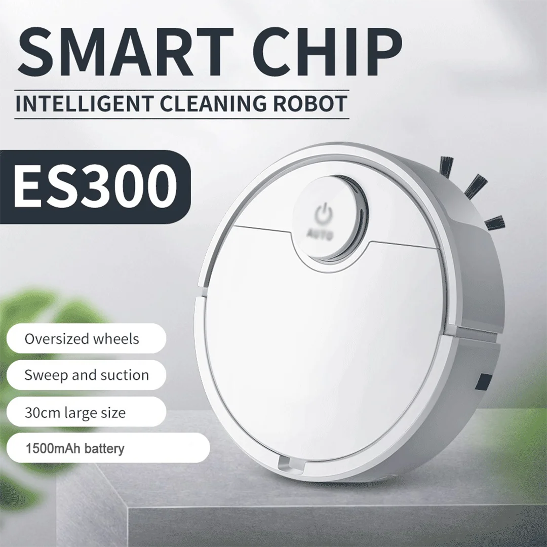 

Smart 3-in-1 Robot Vacuum Cleaner Household Appliance with 4 Motors for Automatic Vacuuming Sweeping Mopping Functions