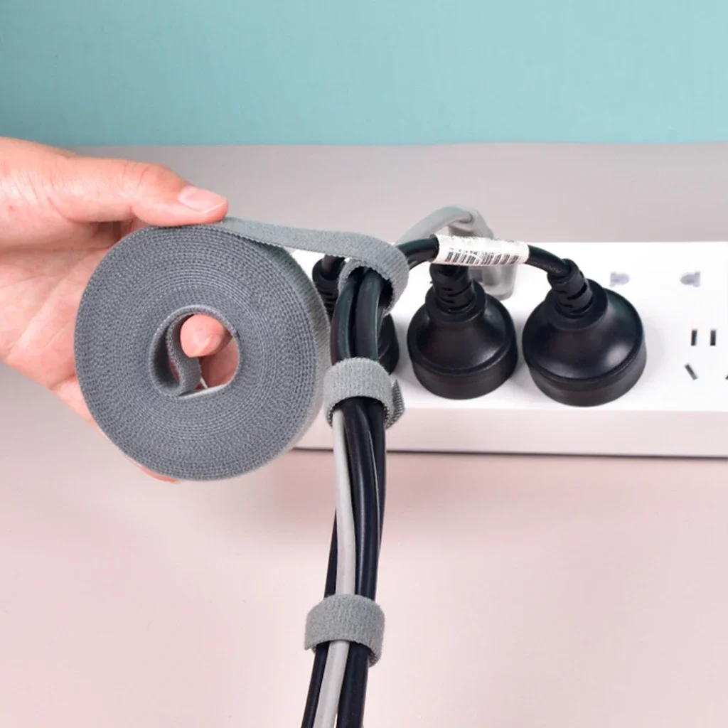 10/4 Pcs USB Cable Organizer Self Adhesive Cable Management Clips Power Cable Winder Protection Cord Holder 5m Wall Wire Manager