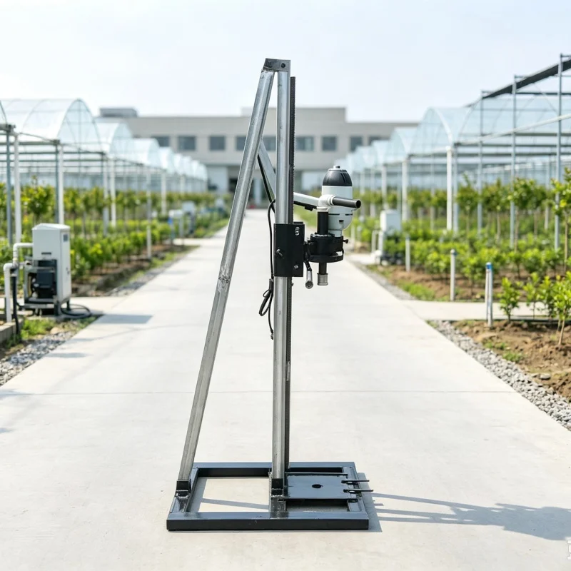 Customized Single‑operator Movable Stand‑mounted Drilling Machine, Small Household Water Well Drilling Rig