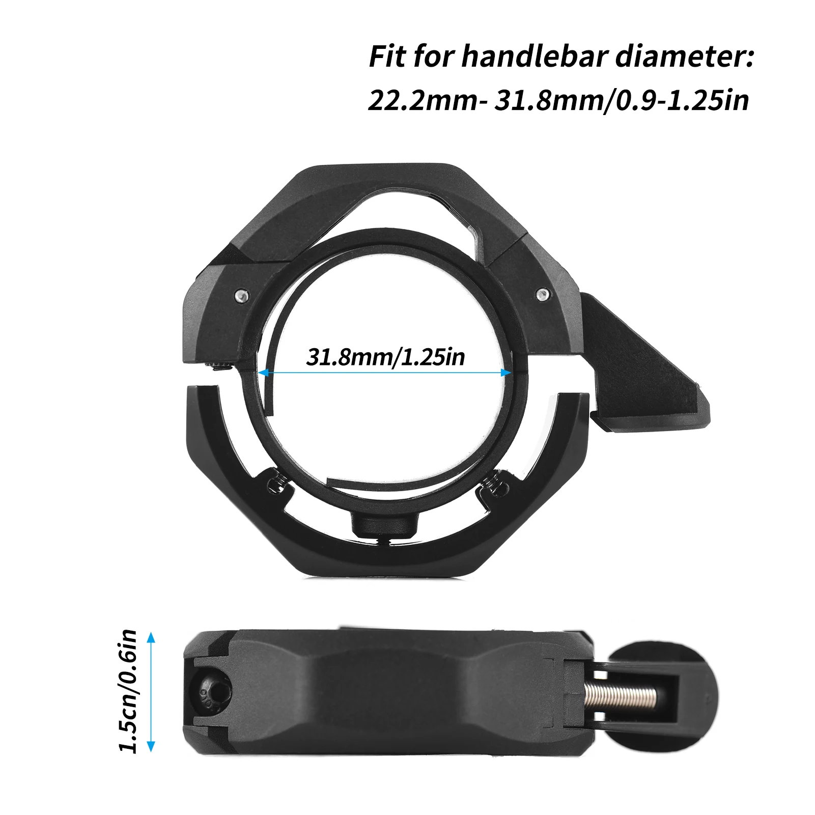 Lixada Fahrradklingel, Fahrradklingel mit lautem, klarem Klang für Mountainbike, Rennrad, Elektrofahrrad