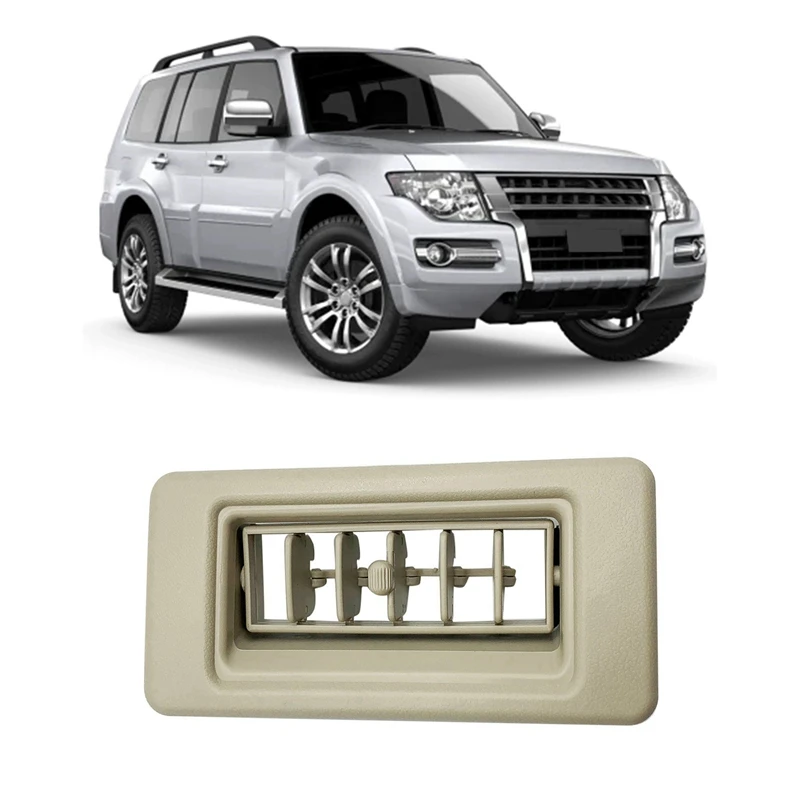 2X Roof Air Conditioning Vent A/C Panel Cover MR360996/MR360997 For Mitsubishi Pajero V93 V97 Montero V95 V98 V87 Beige