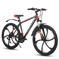 Hiland Mountain Bike, Shimano 21 Speeds Drivetrain,Aluminum Frame 26 Inch Wheels, Disc-Brake Bike for Men Women MTB Bicycle