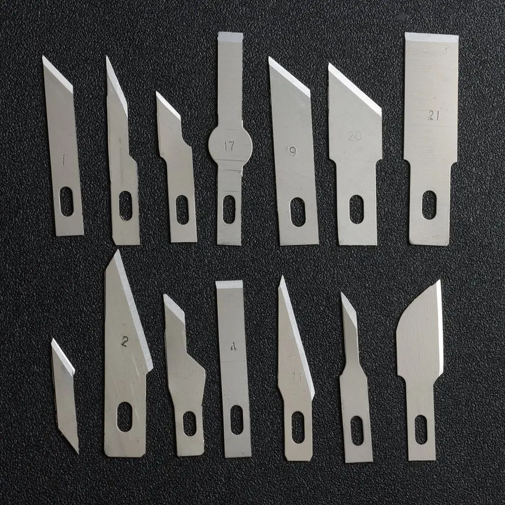 5pcs/set Accessories Non-Slip Hand Tools Craft Knives Scalpel Knife Parts 10pcs Blades Cutter PCB Repair