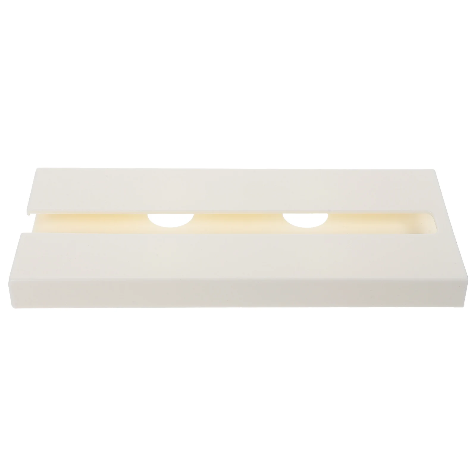 

Glass ABS Cups Holder Material Black Color Under Cabinet Shelf Cup Rack Organizer Storage Use