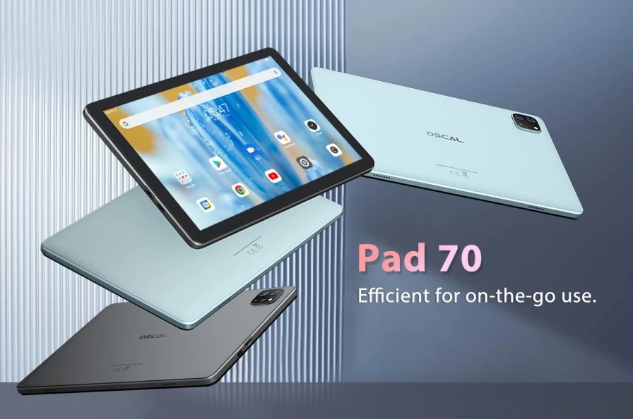 OSCAL Pad 70, Helio RK3566 120Hz 10.1-inch screen, Dual Box Speakers, WIFI ultra-high cost-effective tablet computer