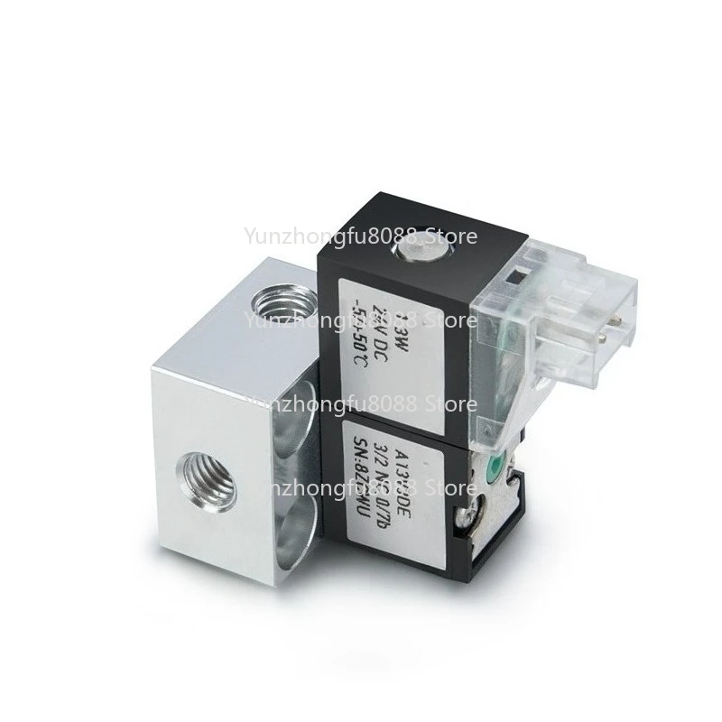 2 موقف 3 طريقة صمام الملف اللولبي الضغط الإيجابي عادة مغلقة الحرة العادم مايكرو الملف اللولبي صمام ل HVAC والسباكة #3