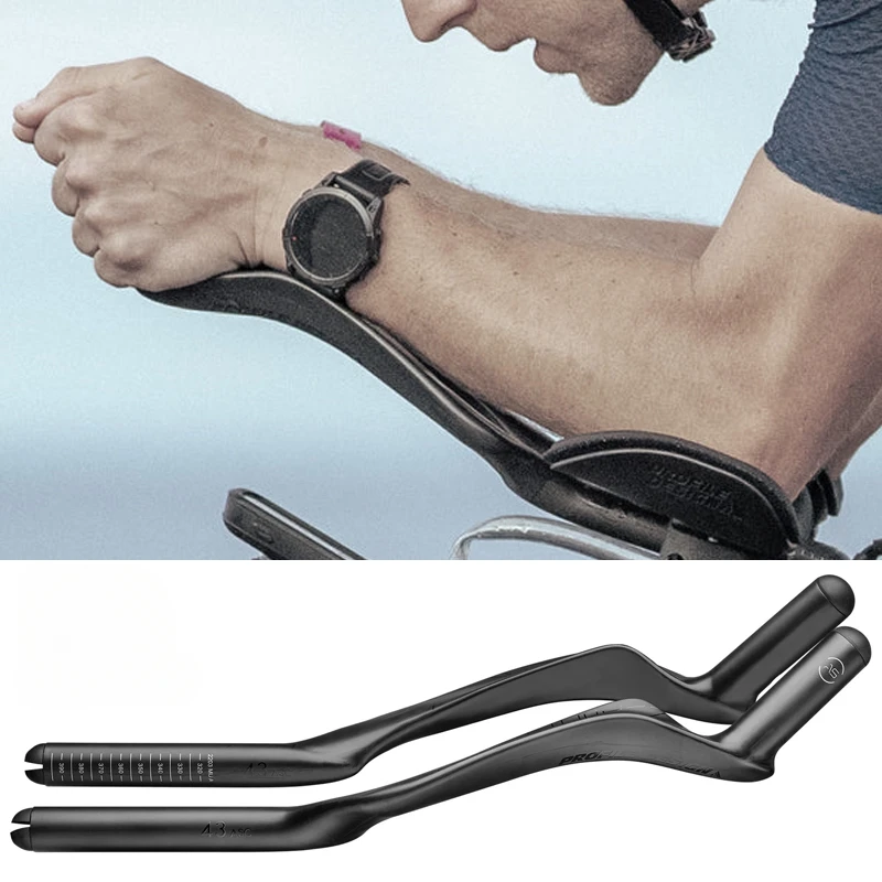 ألياف الكربون الطريق دراجة دورة كروز TT مقبض مسند المقبض