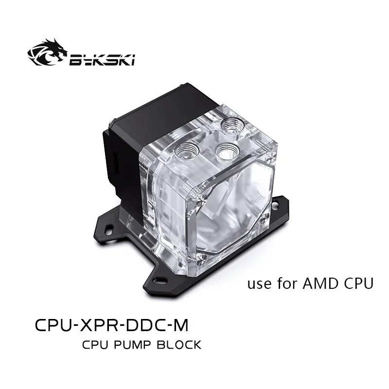 BYKSKI CPU-XPR-DDC-I CPU Block Pump Reservoir Combo Integrated AIO Water Cooler / Radiator For INTEL 1151 1700 X99 AMD AM3 AM4