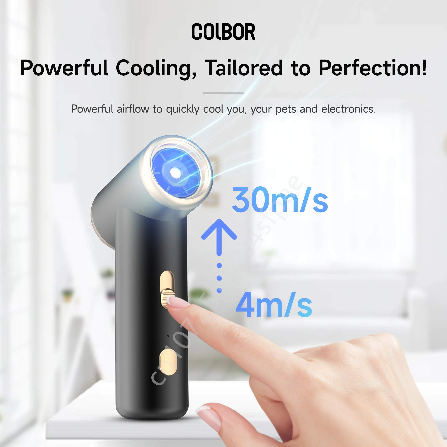 Colbor AirMaxx A1 Compresse Air Duster Electric Air Dust Blower Portable Cordless Computer Keyboard Cleaner 100000RPM for KICA