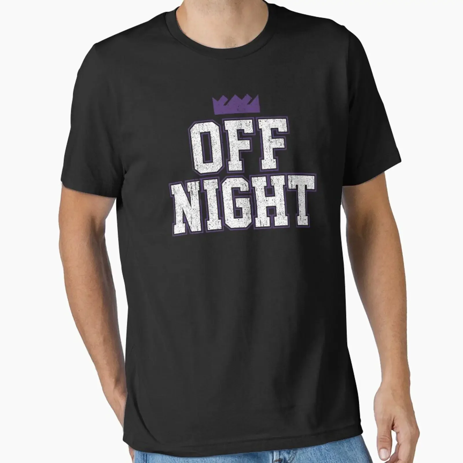 Off Night Davion Mitchell designed and sold by huckblade vintage Washed Comfortable fashion Soft streetwear Stylish