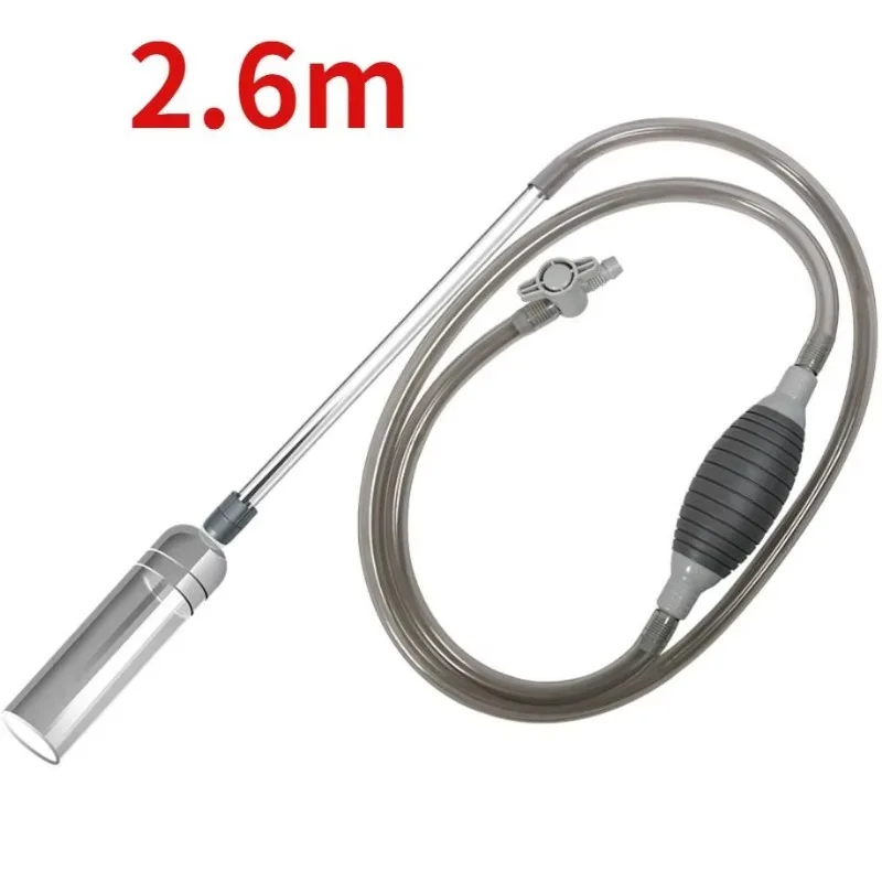 1.5m Aquarium Manual Water Changer  Fish Tank Air Pump Cleaning Tools Handheld Aquarium Cleaner Vacuum Siphon Pump Pet Products