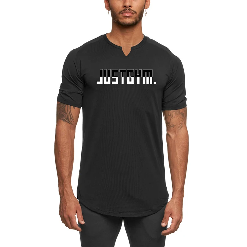 summer Men New Gym Workout Sports Quick-drying Running Breathable Sweat-wicking Ultra-light Round Neck Half-sleeve T-shirt
