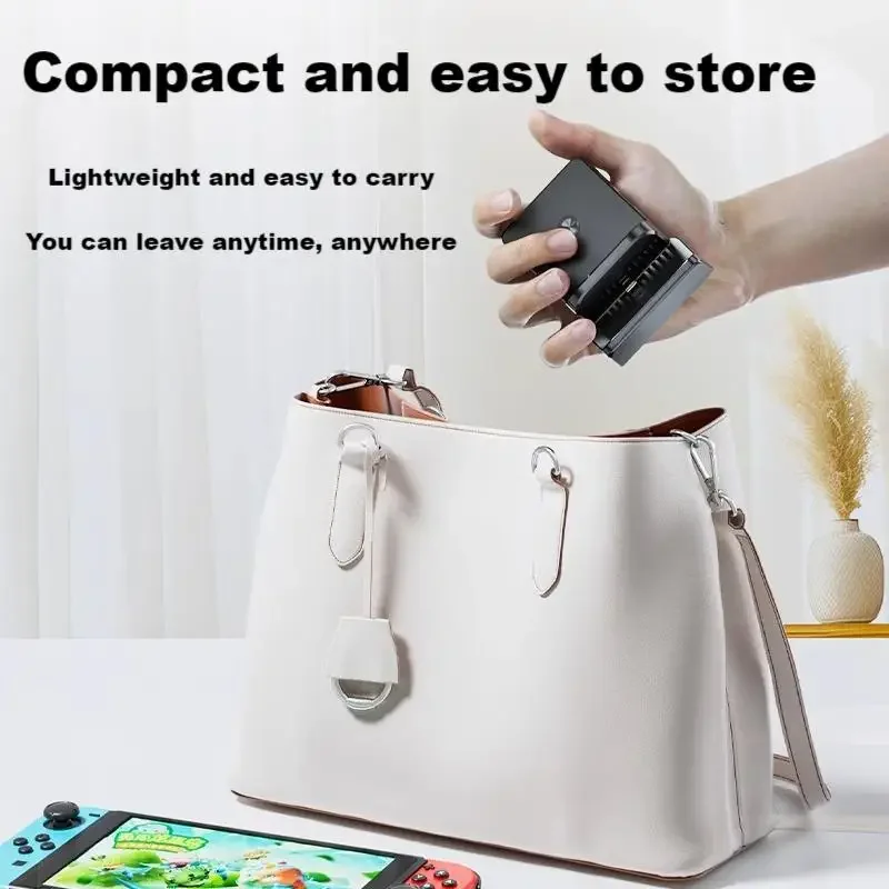 قاعدة توصيل 2/1 من سويتش لنينتندو سويتش محطة إرساء نينتندو سويتش المحمولة للتلفزيون مع منافذ شحن 4K HDMI/USB 3.0/ USB-C