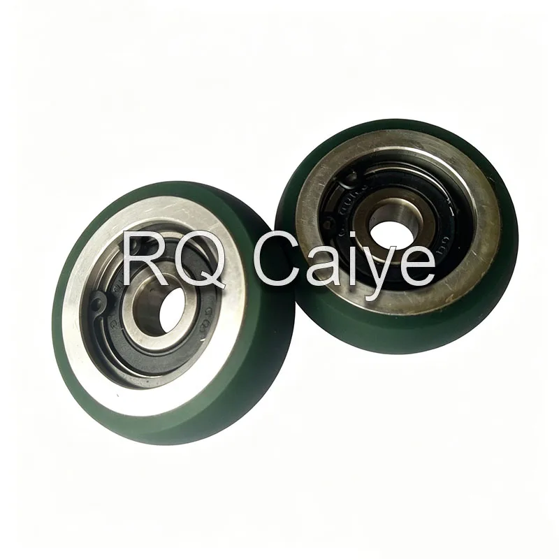 2Pieces Feeder Rubber Wheel 48X10X16mm for KBA Rapida 104 105 Offset Printing Machine Spare Parts