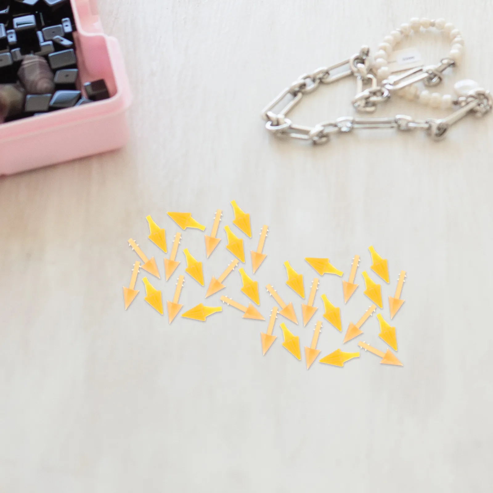 

200Pcs Mini Chick Beak Animal Bird Mouth Accessories Plastic Fake Chicken Mouth DIY Craft Parts Realistic Bird Beak Inserts