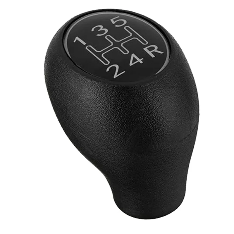

5X 5 Speed Manual Car Gear Shift Knob Shifter Lever Handle Stick For 504 505 309 205 CTI Silver ABS