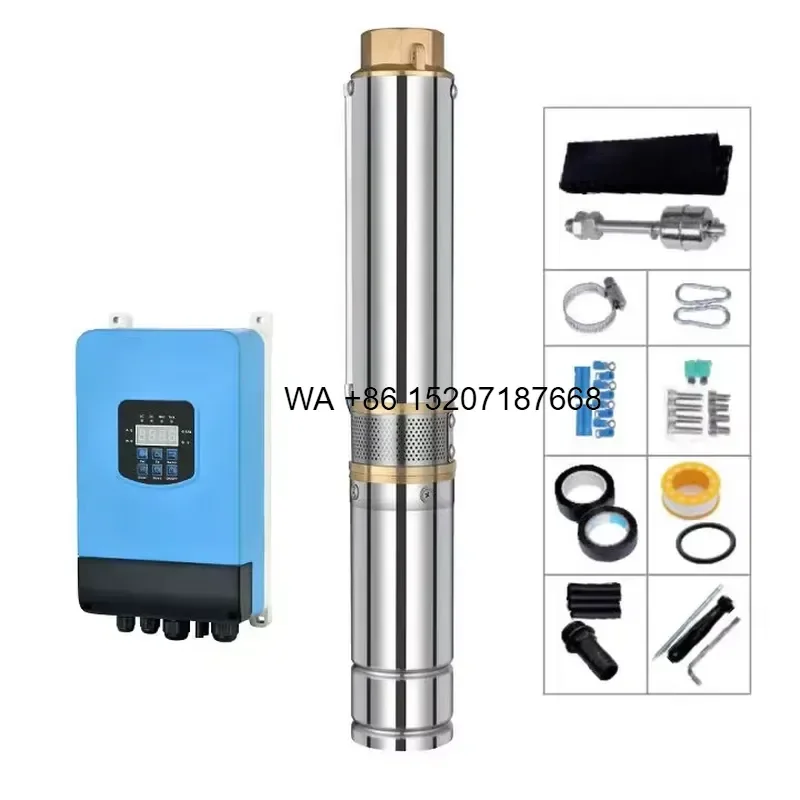 Wmwmnu for Fly Pump Big Flow Solar Water Pump DC Submersible Solar Pump System for Agriculture Irrigation