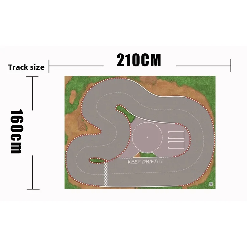 1/28 RC Mini-Z Professional Simulation Drift Track - Compatible With RW00, DRZ, GLD, BMX For Mosquito Racing Enthusiasts