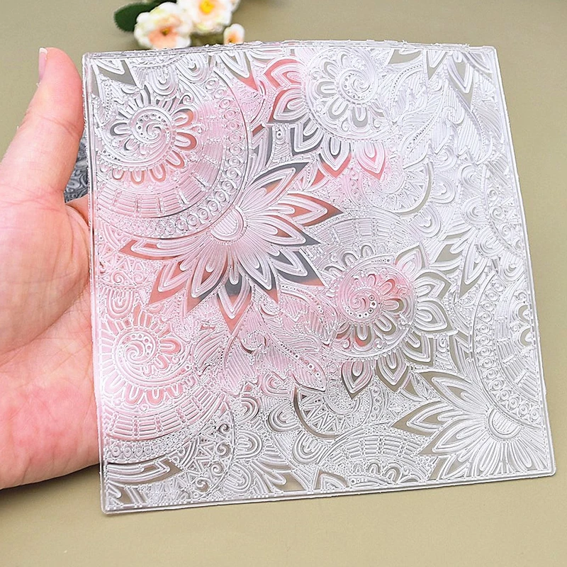 1PC Wave Polymer Clay Texture Stamp Sheet Silicone Scrapbooking Clear Stamps Mat DIY Embossing Art Clay Pottery Tool Seal Emboss