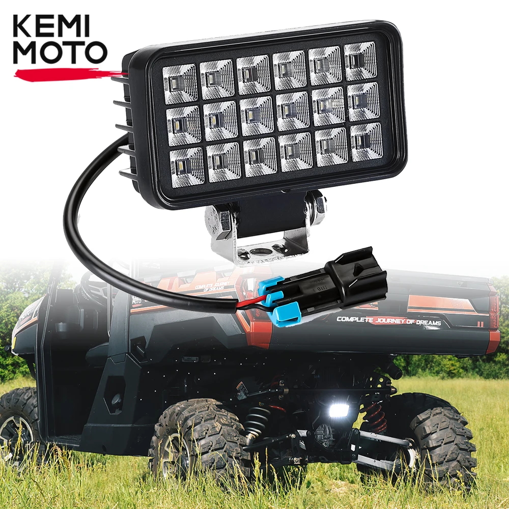 

KEMIMOTO 36W Reverse Rear LED Light Kit Compatible with Polaris Ranger 1000 XP/ 1000 XP Crew 2018-2024 Backup Light with Switch