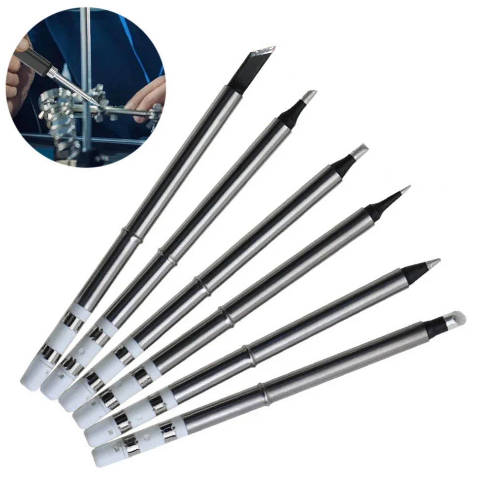 For Electronics Repair T65 Soldering Tips Mini Iron Parts Color Silver Quick Temperature Rise For Mini Portable Irons