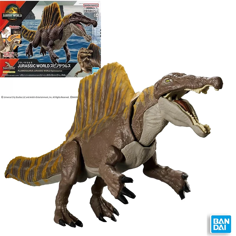 Originale In Magazzino BANDAI PLANNOSAURUS JURASSIC WORLD Spinosaurus Action Figure Giocattoli Modello di Montaggio Collezioni Regalo Di Natale