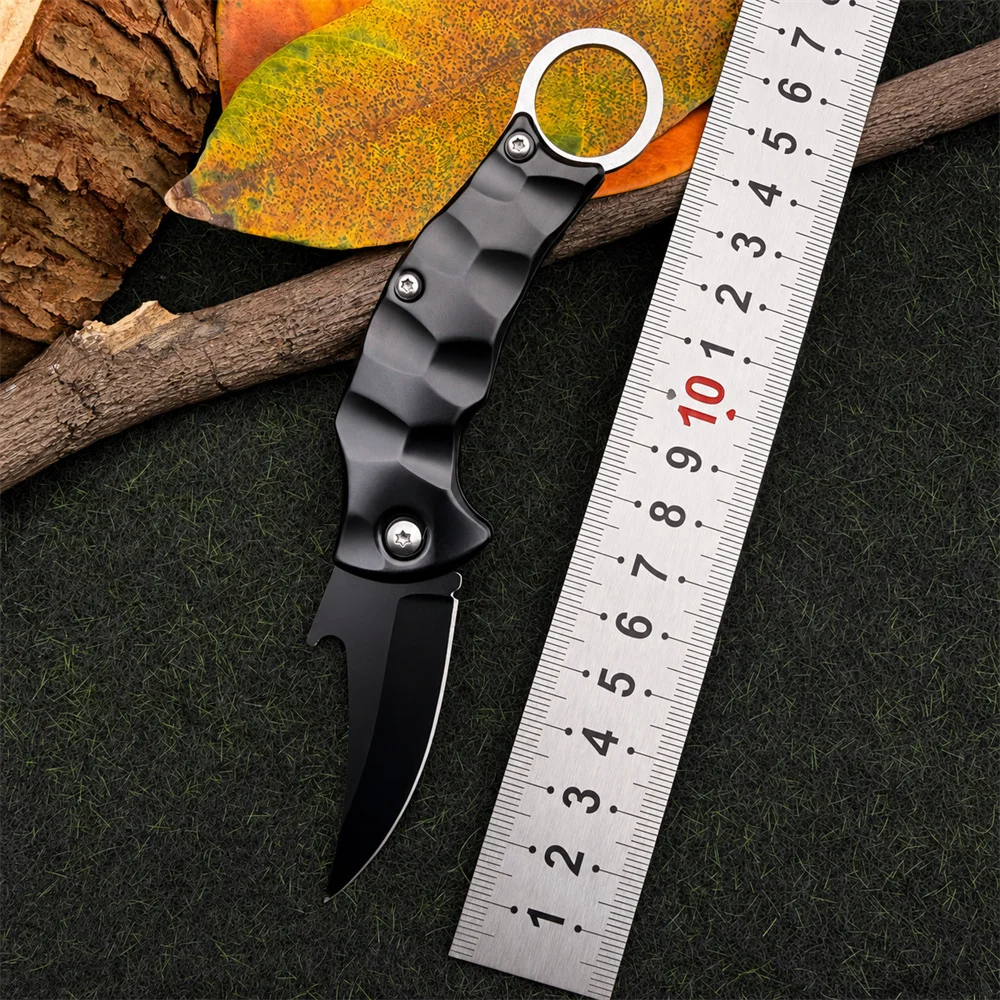 Outdoor Portable Curved Detached Eagle Claw Folding Knife Personalized Short Camping Knife for Outdoor Activities
