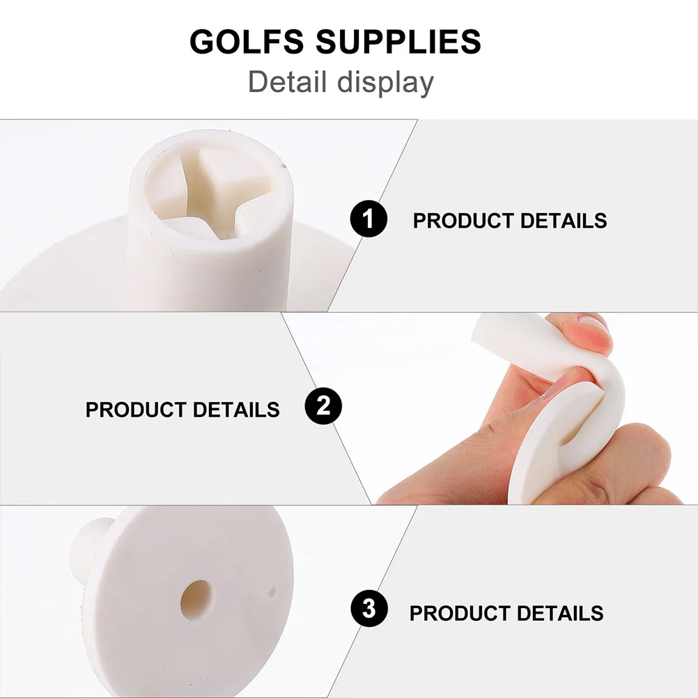 12 قطعة من تي شيرتات الجولف المطاطية الممتازة، حصيرة التدريب الداخلي، لوازم المعدات المتينة، تي شيرتات الجولف، مستلزمات الجولف #3