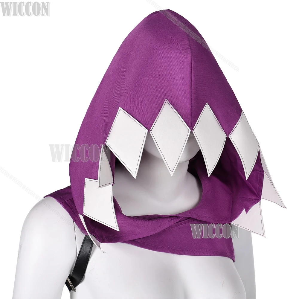 Jinx Arcane New Look Style Outfit Game League of Legends Cosplay Costume Hat Cape Clock Women Girl Uniform Halloween Customized