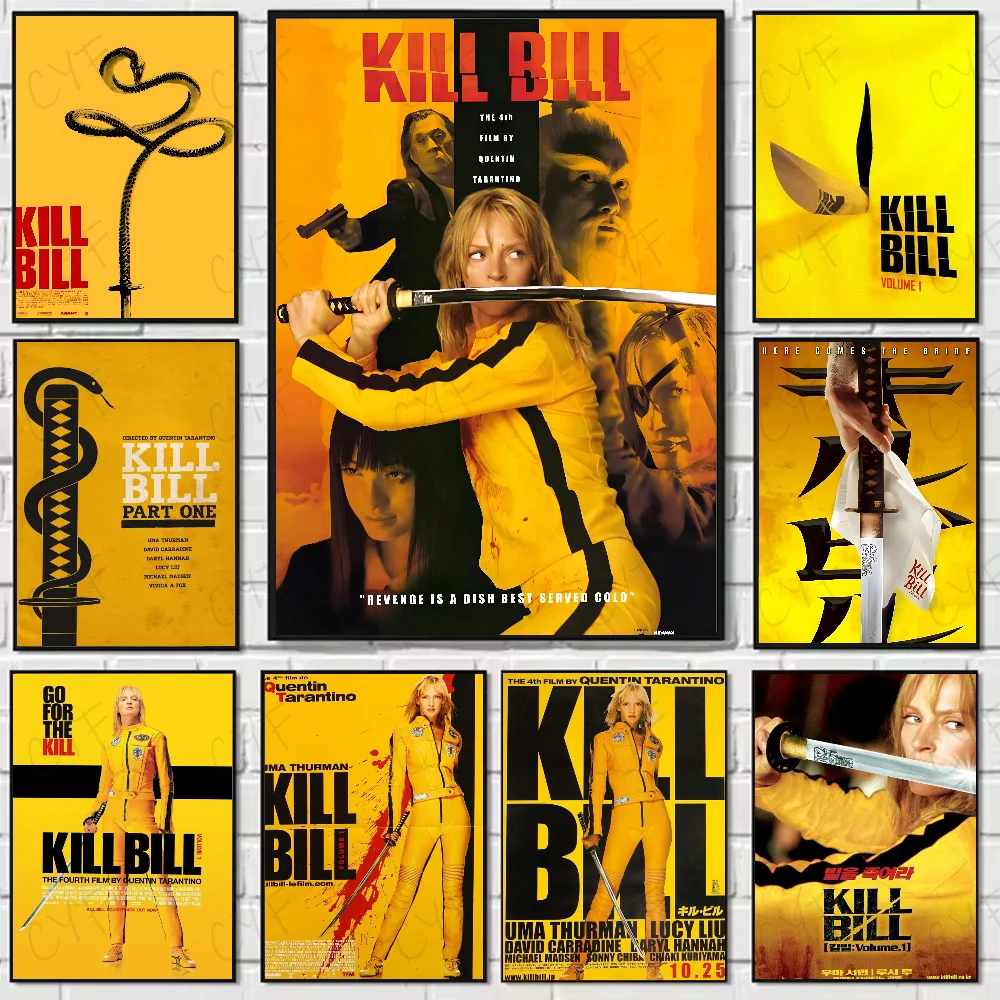 Movie K-Kill Bill Poster High Quality Wall Art for Home Office Bedroom Living Room Hallway Bar Perfect Gift Idea