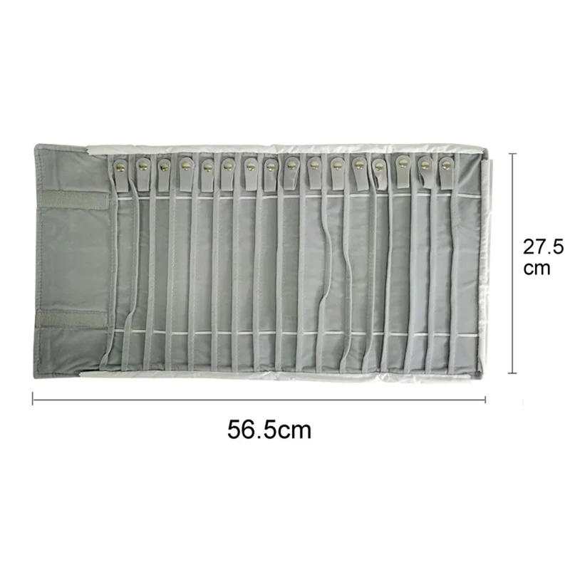 White leather Travel  Jewelry Organizer Roll Foldable Jewelry Case for Bracelet  Necklaces Jewelry Storage Bag Travel Bags